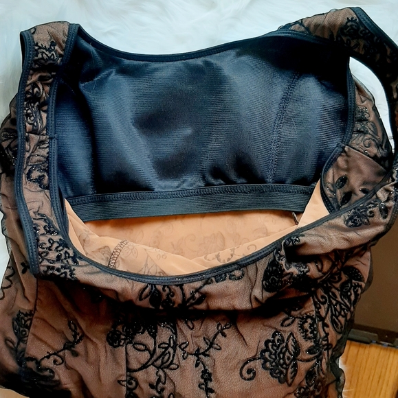 Cato Black Embroidered Beaded Detailed Top - Picture 6 of 12